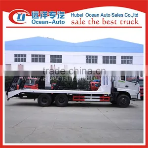 Dongfeng 6x4 Euro 4 13 Ton Flatbed Tow Body Truck thumbnail-3