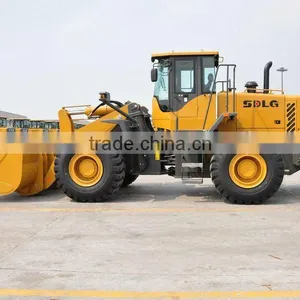 Chinese 6.0T Super/Large Wheel Loader (Lingong 3.5CBM CE Approved) thumbnail-1