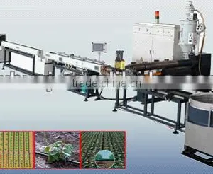 Plastic Inline Flat Dripper Type Water Irrigation Pipe Making Machine thumbnail-1