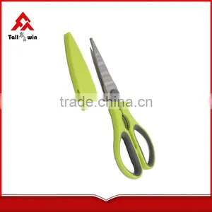 TPR Handle Meat New Popular Functional Kitchen Scissors thumbnail-1