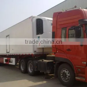 Three Axles Semi-trailer Refrigerator Truck thumbnail-1
