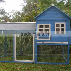 Color Painting Wooden Chicken Coop thumbnail-1