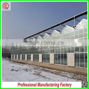 Hot Sale Multi-span Glass 7.2m Agriculture Greenhouses for Garden thumbnail-2