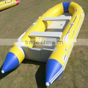 CE Approved Inflatable Plastic Rowing Boat thumbnail-1