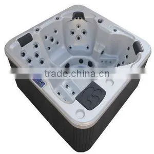 Hot Selling Freestanding Outdoor Spa Cheap Acrylic Massage Bathtub (A-410) thumbnail-3