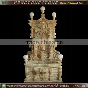 Decorative Marble Lion Head Wall Water Fountain thumbnail-4