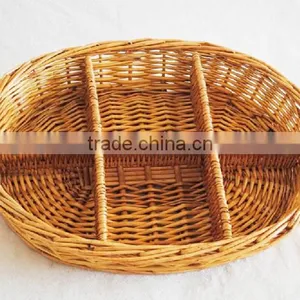 2014 New Cheap Wicker Empty Fruit Basket for Decor Wholesale thumbnail-1
