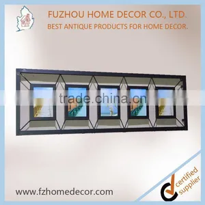 2017 Popular Black Iron Photo Frame With Multi Window for Home Decoration thumbnail-3