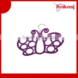 Non-slip Purple Velvet Scarf Hanger thumbnail-1