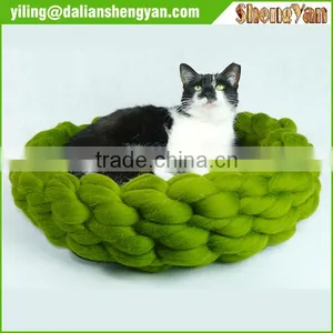 Newest Lovely Pet Bed Knitted Cat Nest thumbnail-3