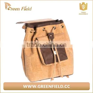 Beautiful Ladies Cork Leather Backpack Environmental Women Bag thumbnail-2