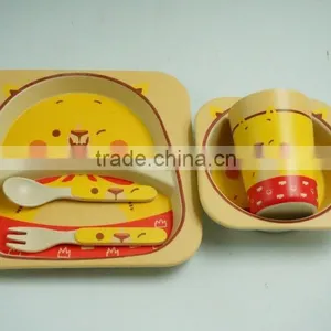 Bio Bamboo Fibre Plant Fibre Kids Dinnerware Set thumbnail-4