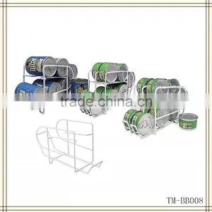 Hot Sale Powder Coating Iron Wire Can Rack thumbnail-1