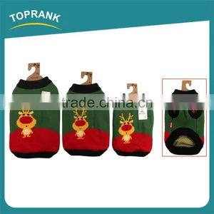 Fashion Design Christmas Reindeer Pattern Polyester Winter Knit Sweater for Dog thumbnail-4