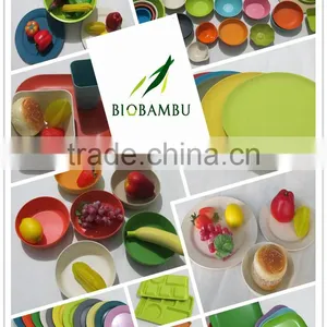 Best Sale Cheap Eco-friendly Bamboo Fiber Dinner Set thumbnail-2