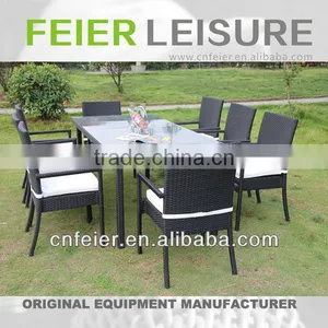 FEIER A6056CH 9 PCS Furniture Dining Set With 30% Discount thumbnail-1