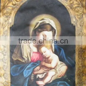 Saint Mary Oil Painting on Canvas thumbnail-1