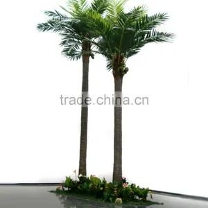 GNW APM022 Artificial Coconut Palm Tree Fake Green Trees for Outdoor Garden Landscaping thumbnail-1