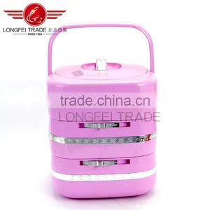 Best Selling 3 Layer Plastic Insulation Bento Lunch Box / Food Warmer thumbnail-1