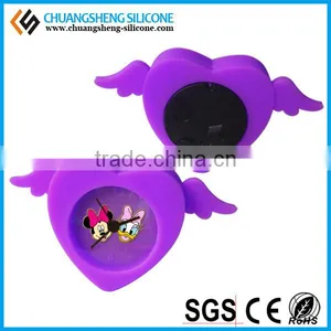 Wholesale Various Shape Candy Color Silicone Cover Electronic Clock thumbnail-2