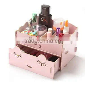 Hot Selling European Style Jewelry Storage Box DIY Wooden Box Creative Desktop Storage Box thumbnail-2