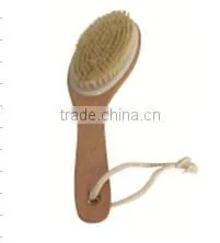 Body Brush Curved Wood Handle and Hanging Rope thumbnail-1