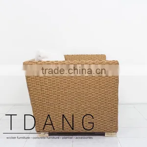 Alfresco Outdoor Wicker Bench - Vietnam Garden Outdoor Furniture - Poly Rattan Material thumbnail-3