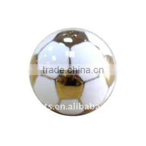Ceramic Football Salt & Pepper ,e/p Golden thumbnail-1