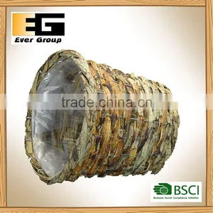 Eco-friendly Nature Rattan Garden Planter Flowerpot and Storage Basket thumbnail-4