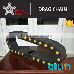 High Speed Cnc Cable Chain Flexible Plastic Electric Pipe Made in China Bridge Type Cable Wire Tracks Drag Chains thumbnail-4