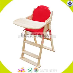 Wholesale Wooden Dining Feed Chair Toy for Kids High Baby Feeding Chair Toy for Children W08F007 thumbnail-6