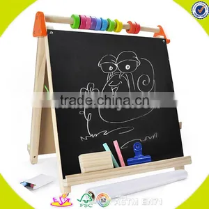 Wholesale Top Wooden Double Side Blackboard Nice Kids Wooden Double Side Blackboard Useful Double Side Blackboard W12B055 thumbnail-1