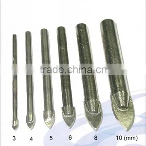 Construction Carbide Tip Steel Shank Glass Drill Tool Parts thumbnail-1