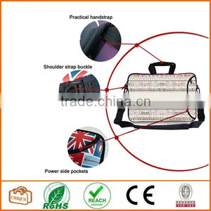 13-Inch Pink Water Ripples Bohemian Style Waterproof Neoprene Laptop Sleeve Case Bag thumbnail-4
