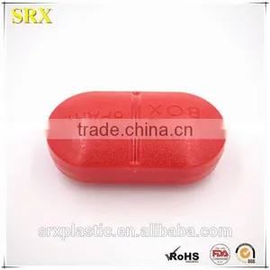 6 Slots Mini Drug Medical Pill Box Organizer Case, Mini Pill Container Custom, Custom Design Plastic Pill Box Manufacturer thumbnail-2