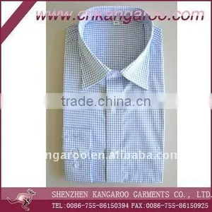 Mercerized Cotton High Fashion Mens Non-iron Wrinkle Free Cotton Tailored Dress Shirts thumbnail-1