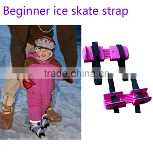 Kids Ice Skate Adjustable Double Runner Ice Skate Beginner Childs Bob Skatestoddlers and Young Children First Skates With Strap thumbnail-1
