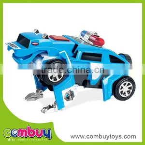 Deformation Set Cheap Electric Police Toy Car Model Display Stand thumbnail-1