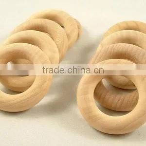 Wooden Rings Unfinished Wood Round Shapes thumbnail-1