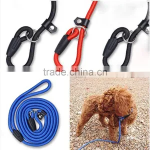 1pc Dog Puppy Cat Adjustable Nylon Harness With Lead Leash Pet Training Fleible Harness P Chain Rope Strong Nylon thumbnail-1