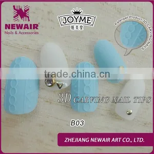 New 2016 Product Idea Artificial Fingernails Full Cover Abs Fake Nails Korea Nail Art thumbnail-3