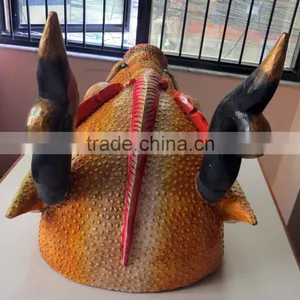 Dragon Mask Wall Hanging Decor Handmade in Nepal thumbnail-4