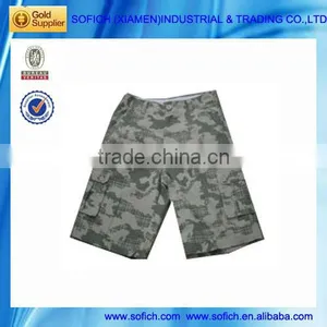 BA1031 Men's Printed Cargo Shorts Stock thumbnail-1