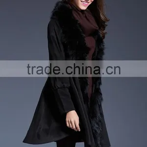 Hot Sell Trendy Lady Custom Made Sexy Fur Coat Made in China thumbnail-3