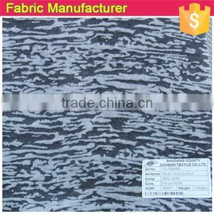CVC BURNOUT FABRIC FRENCH TERRY thumbnail-1