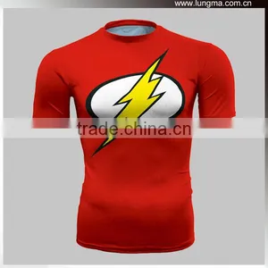 Quick Dry Superhero Compression Top Base Layer Short Sleeve thumbnail-1