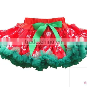 Christmas Pettiskirt Baby Girls Tutu Petti Skirt Baby Ruffled Skirt Wholesale Polka Dots Tutu Skirt thumbnail-3