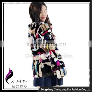 CX-G-A-36 Mink Patchwork Fur Clothing Fashion 2016 thumbnail-4