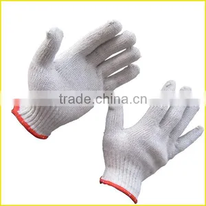 Shenzhen Supply White Cotton Knit Gloves for Consturction thumbnail-3