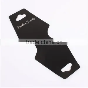 2017 Foldover Card Jewelry Packaging&Display Type Paper Cardboard Folding Display Card With Hot Stamp Logo thumbnail-2